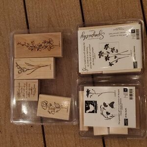 Stampin' Up! Rubber stamps (kindness/sympathy/floral)